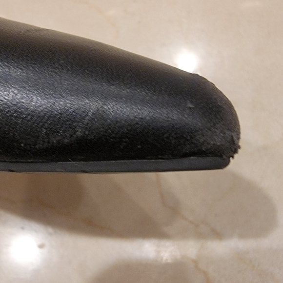 Kenneth Cole Ellis Almond Toe Wedge Pump Black 7 - Picture 9 of 16